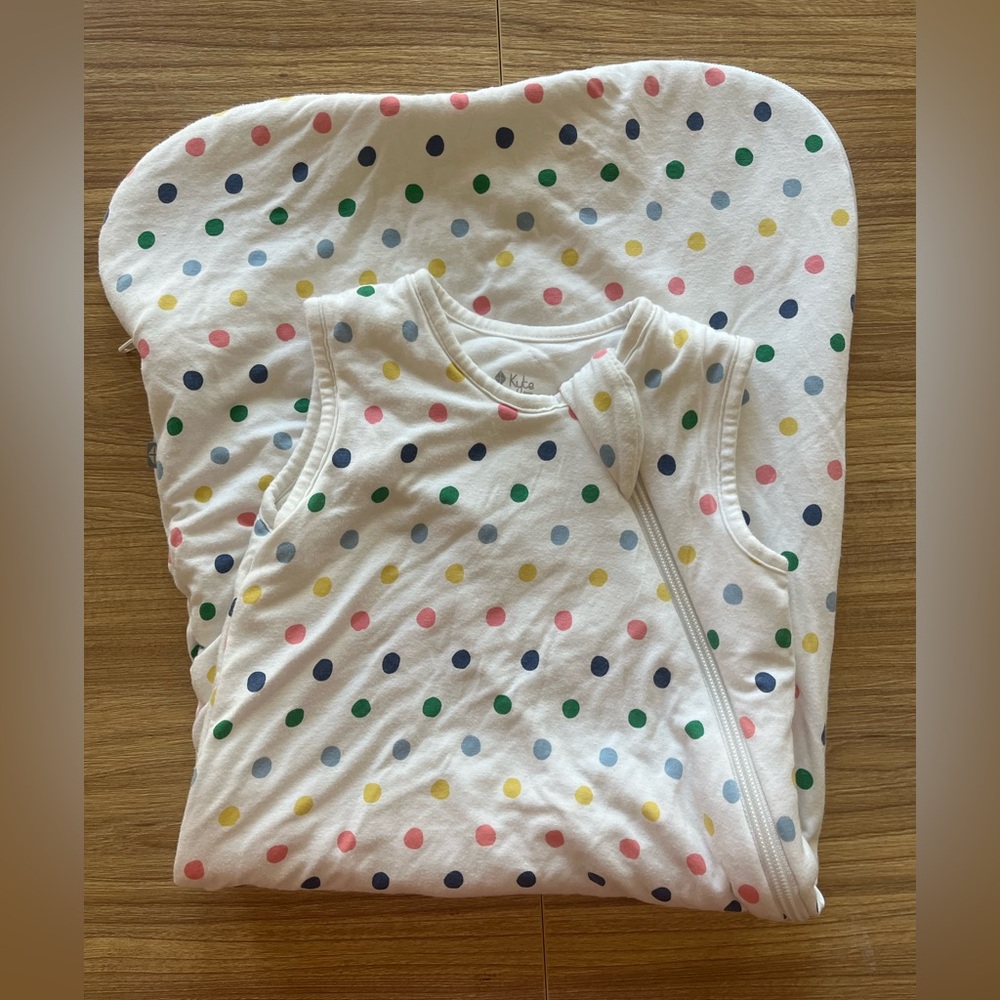 Kyte BABY White Polka Dot Sleep Sack